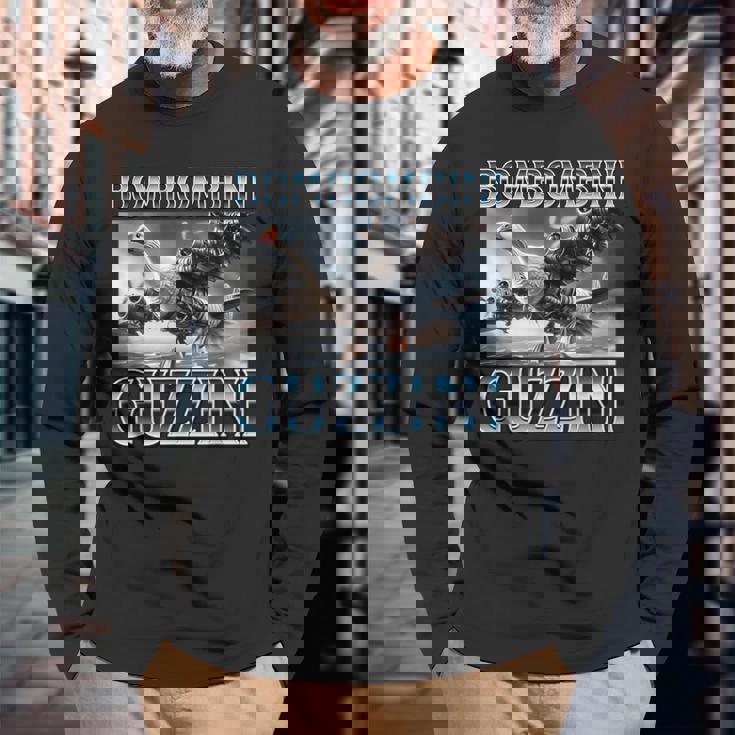 Bombombini Guzzini イタリアのブレインロットミーム 長袖Tシャツ 高齢者への贈り物