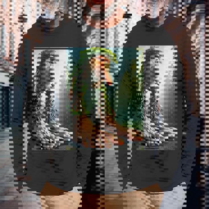 Brr Brr Patapim イタリアンブレインロットミーム 長袖Tシャツ 高齢者への贈り物