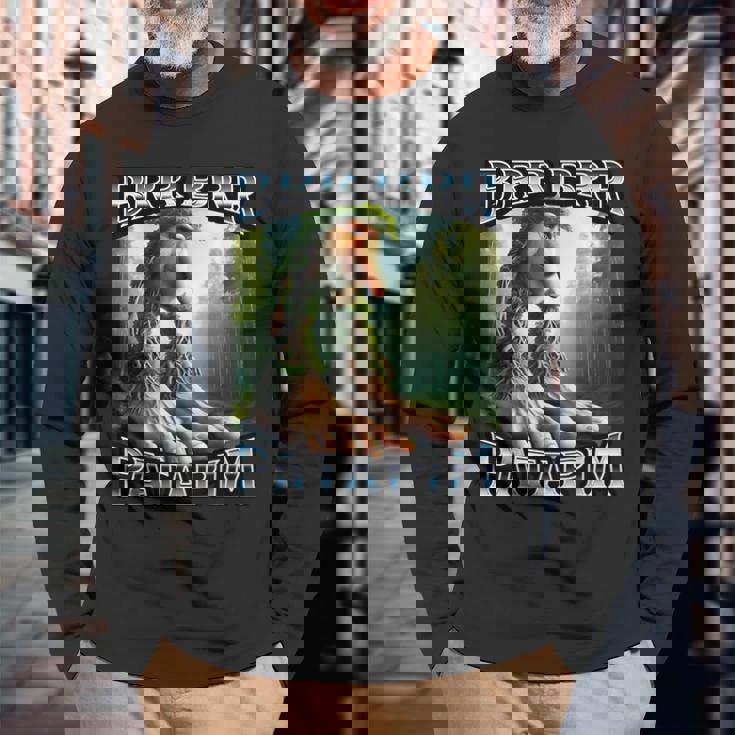 Brr Brr Patapim Italian Brainrot Camiseta de manga larga Regalos para ancianos