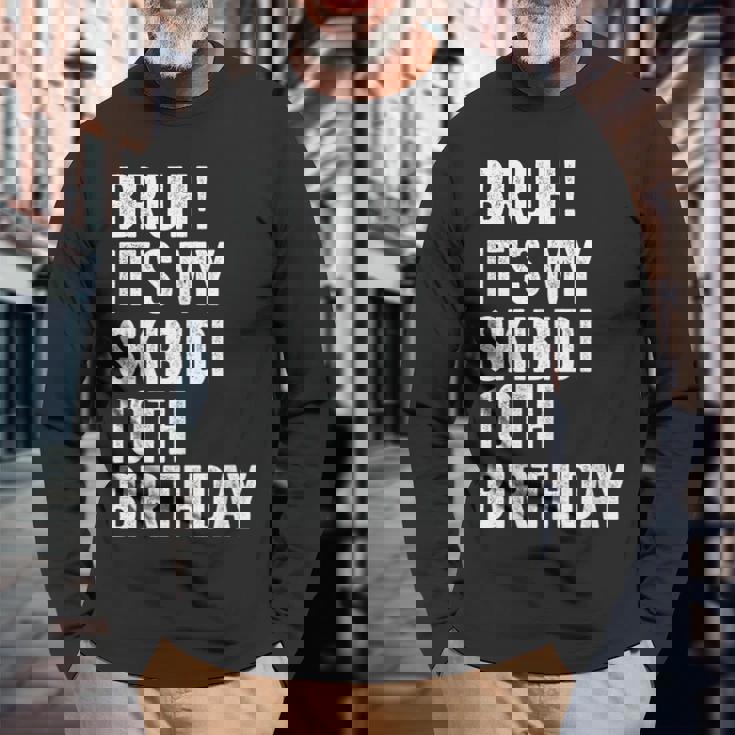 Bruh It's Mykibidi 10歳の誕生日プレゼント 10歳 男の子 長袖Tシャツ 高齢者への贈り物