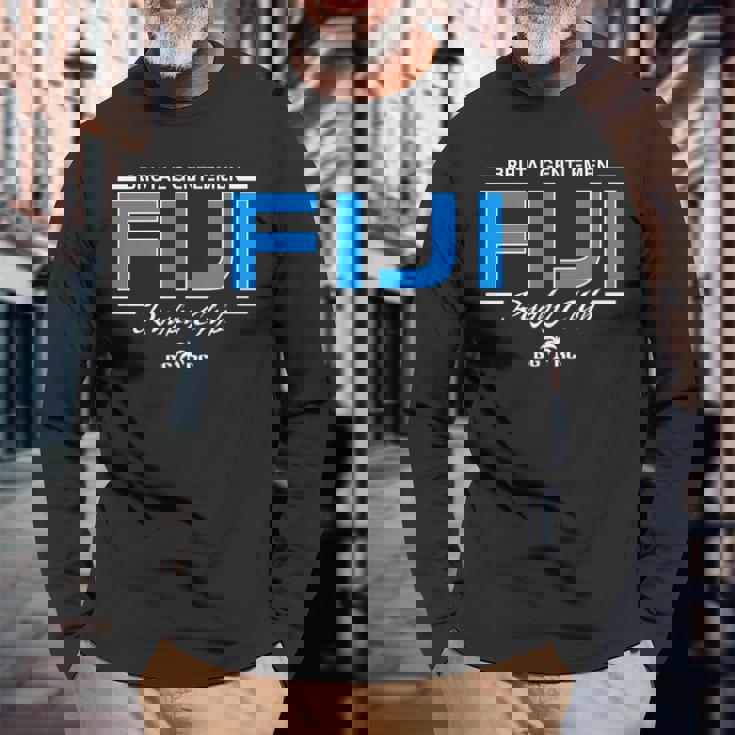 Brutal Gentlemen ラグビークラブ フィジー 長袖Tシャツ 高齢者への贈り物