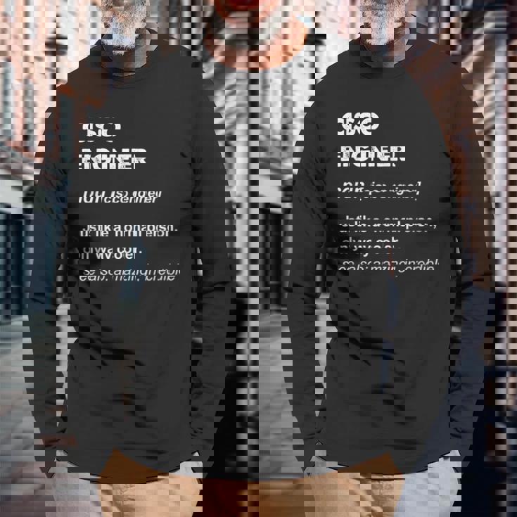 Cisco エンジニアギフト 長袖Tシャツ 高齢者への贈り物