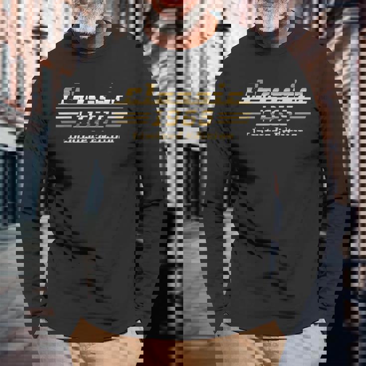 Classic 1965 ヴィンテージカー誕生60周年 長袖Tシャツ 高齢者への贈り物