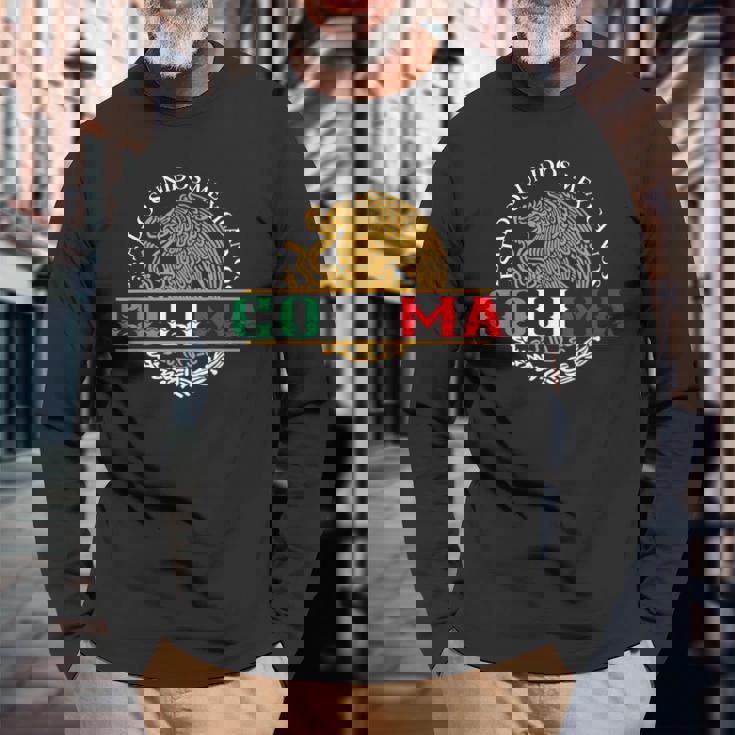 Colima Mexicoouvenir Mexican Pride Fiesta Cinco De Mayo 長袖Tシャツ 高齢者への贈り物