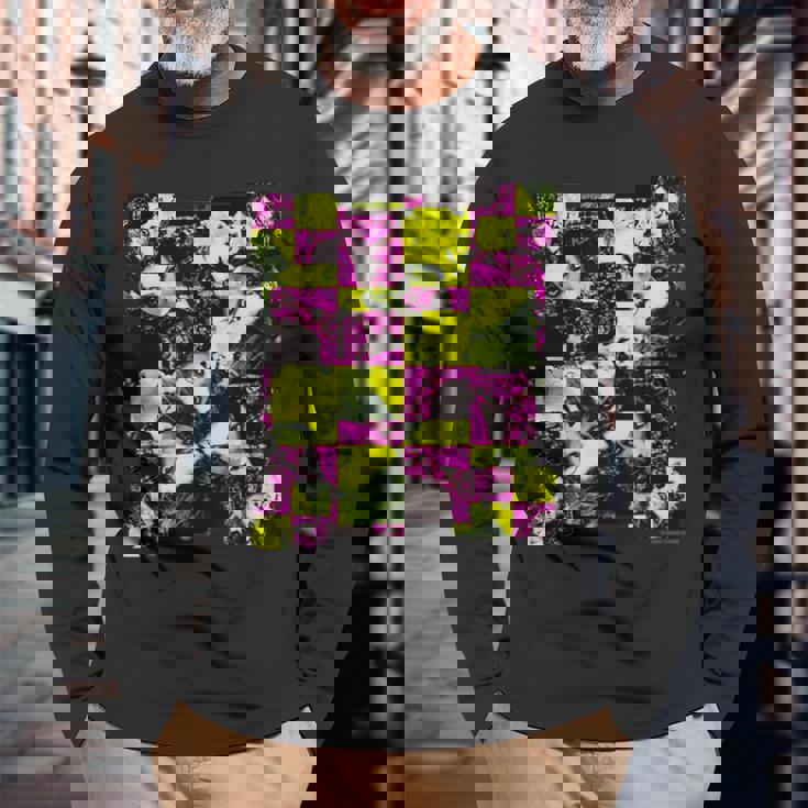 Collage 長袖Tシャツ 高齢者への贈り物