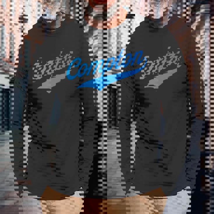 Compton California Usa 長袖Tシャツ 高齢者への贈り物