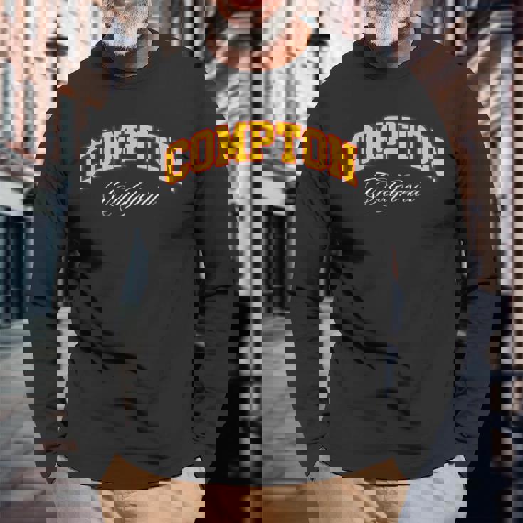 Compton Compton Pride California 310 Compton City Ca 長袖Tシャツ 高齢者への贈り物