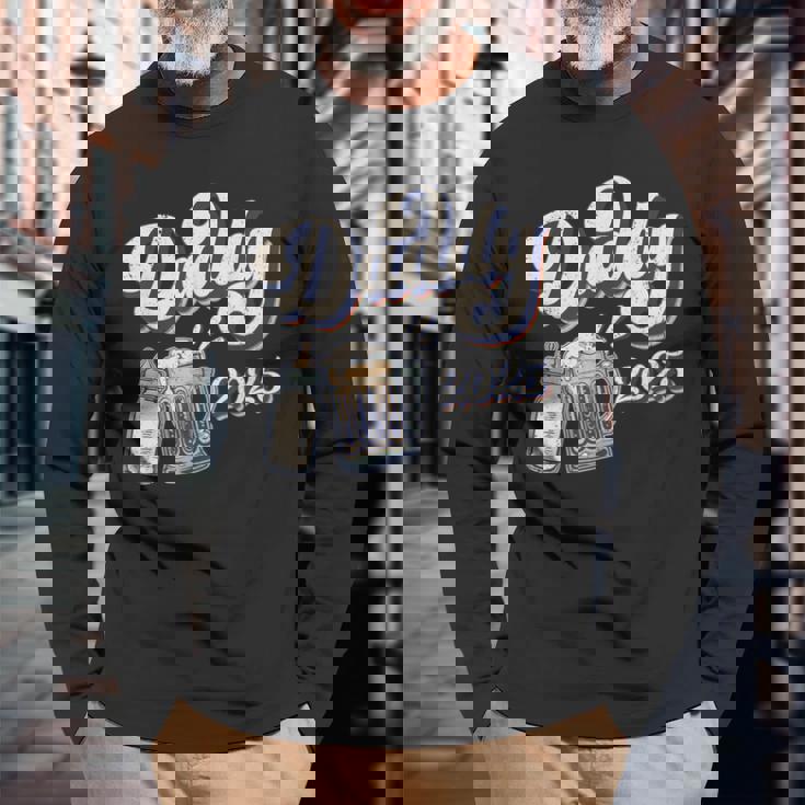 Daddy 2025 初めての父の日 新しいパパ 若い父親 長袖Tシャツ 高齢者への贈り物