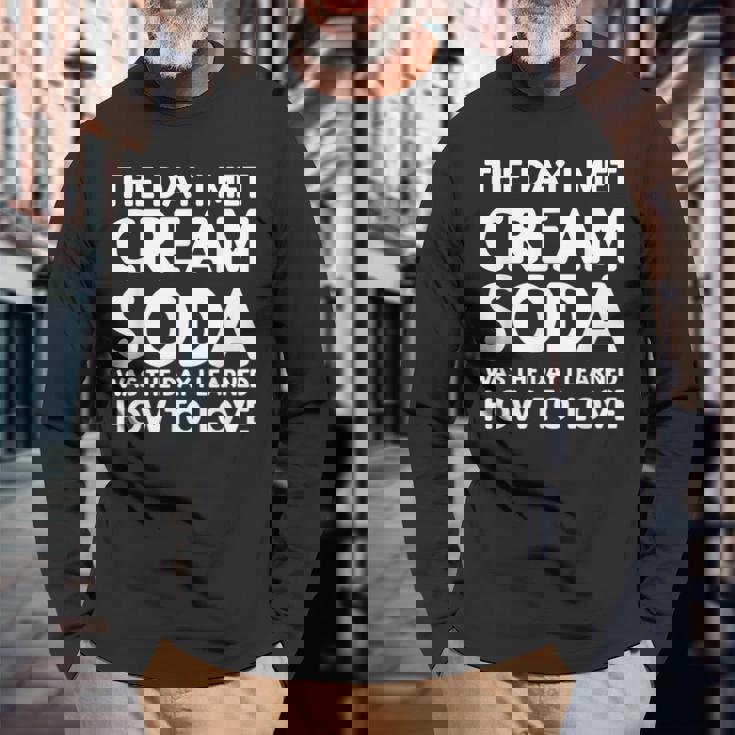 The Day I Met Creamoda クリームソーダ 長袖Tシャツ 高齢者への贈り物