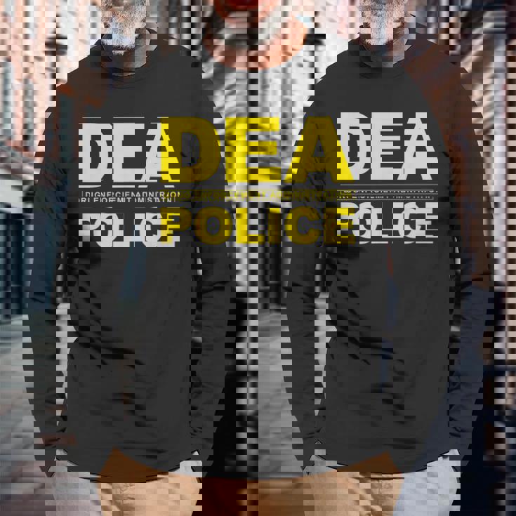 Dea 薬局 警察官 長袖Tシャツ 高齢者への贈り物