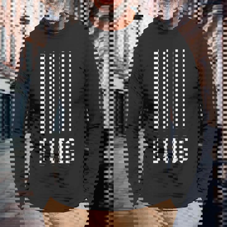 Eadg 4弦ベースギター ベーシストまたはベースプレーヤー用 長袖Tシャツ 高齢者への贈り物