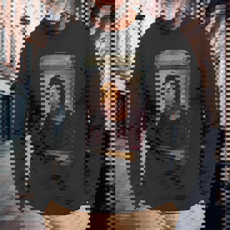 Ecce Homo Cecilia ユーモア クール アンダージャケット グラフィック Jesus 長袖Tシャツ 高齢者への贈り物