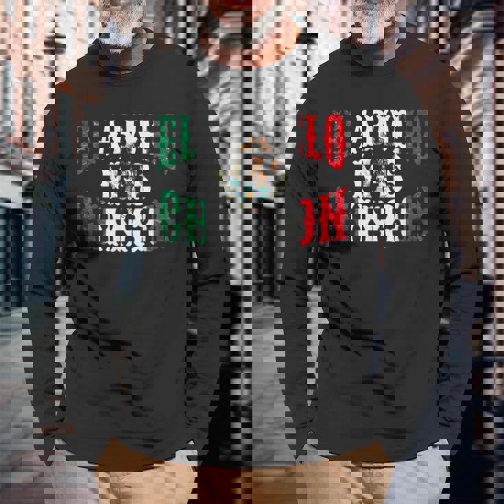 El Abuelo Mas Chingon Mexican Spanish Grandpa Father's Day Long Sleeve T-Shirt Gifts for Old Men El Abuelo Mas Chingon Mexican Spanish Grandpa Father's Day Long Sleeve T-Shirt Gifts for Old Men