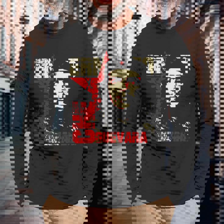 Ernesto Che Guevara シャツ キューバエルチェキューバ革命チェ 長袖Tシャツ 高齢者への贈り物