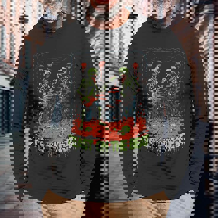 Feast On The Beat ゾンビバンド ハロウィン ロックンロール 長袖Tシャツ 高齢者への贈り物