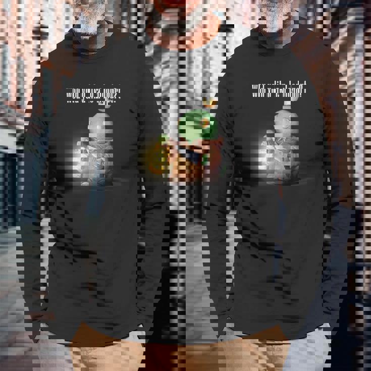 Ffxi Ff11 Mmorpg ブラッドポートはいかがですか 長袖Tシャツ 高齢者への贈り物