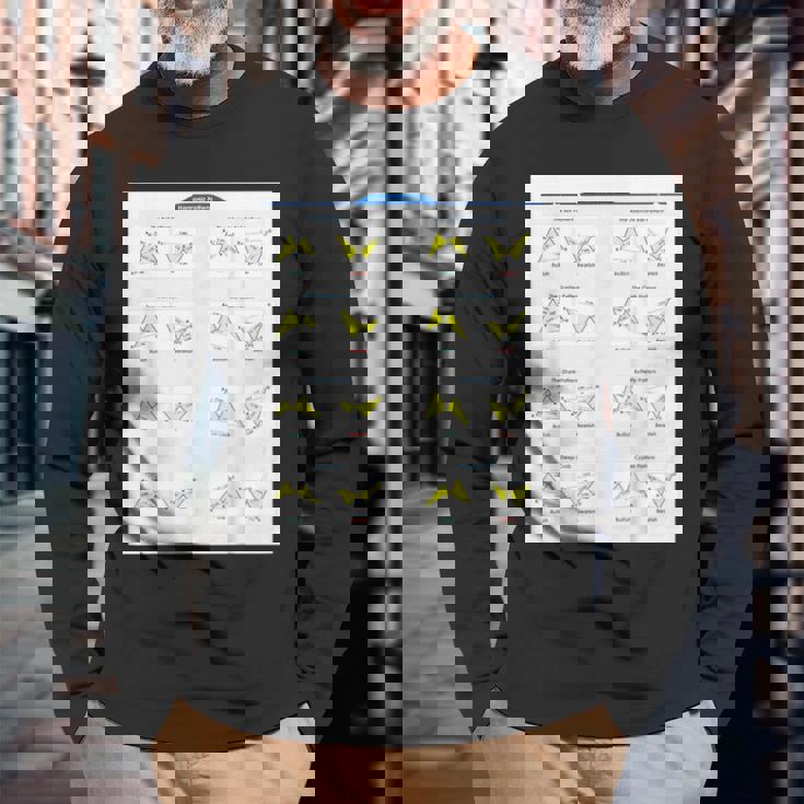 Fox Trading ハーモニックパターン 長袖Tシャツ 高齢者への贈り物