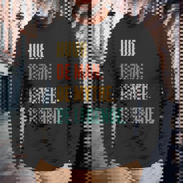 Dutch First Name Huub 長袖Tシャツ 高齢者への贈り物