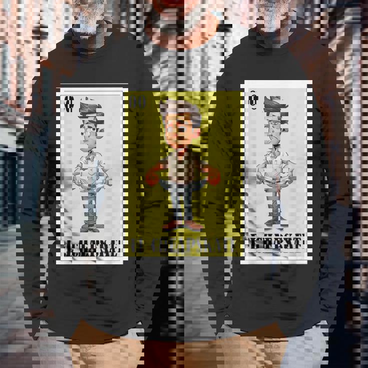 Mexican Nickname El Cheapskate 長袖Tシャツ 高齢者への贈り物