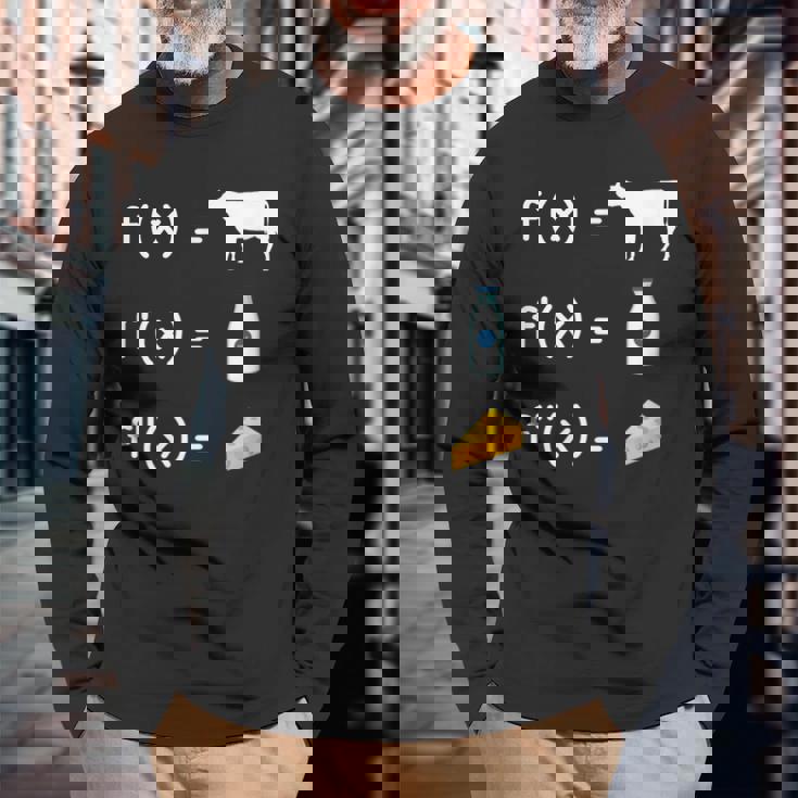 FX F'x F''x 関数 微分 微分積分 微分方程式 導関数 積分法 積分証明 数学好き 長袖Tシャツ 高齢者への贈り物