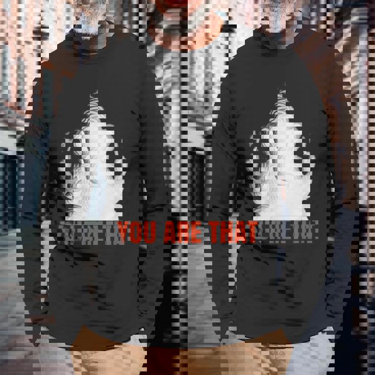 Ganesha ガネーシャ You Are That 長袖Tシャツ 高齢者への贈り物