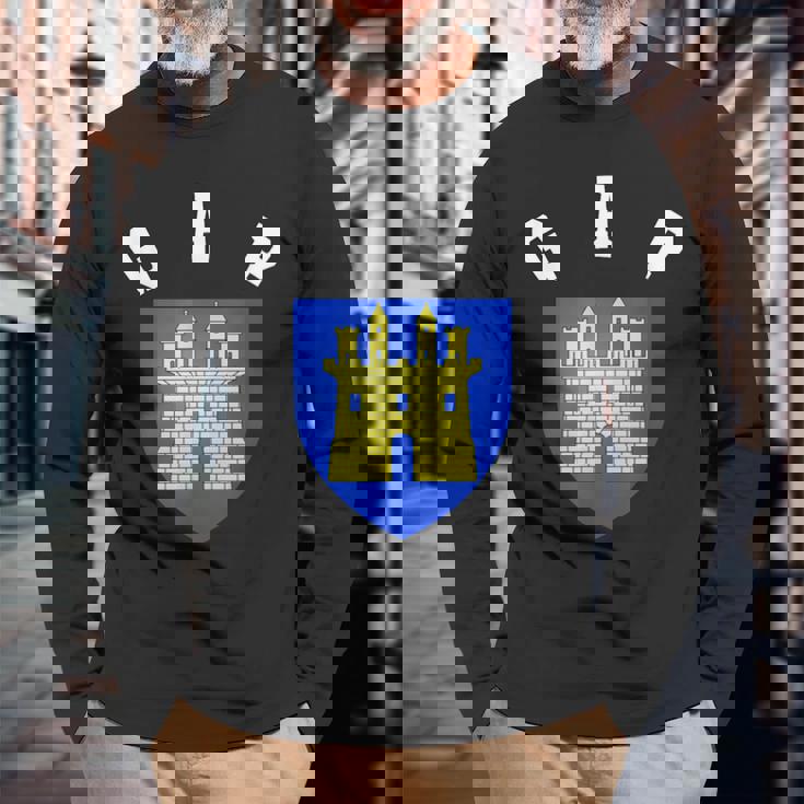 Gap Coat Of Arms 旗 フットボール 長袖Tシャツ 高齢者への贈り物