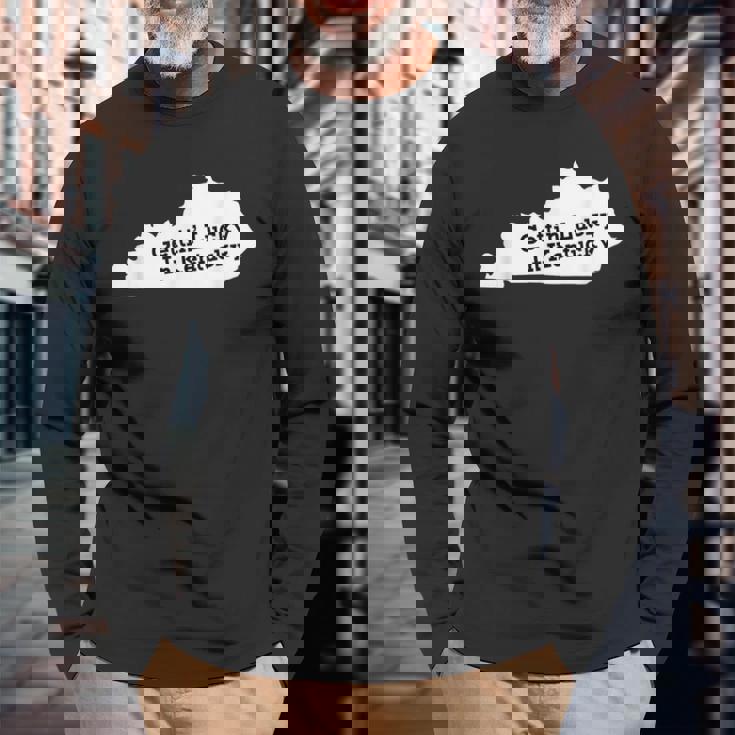 Getting Lucky In Kentucky 長袖Tシャツ 高齢者への贈り物