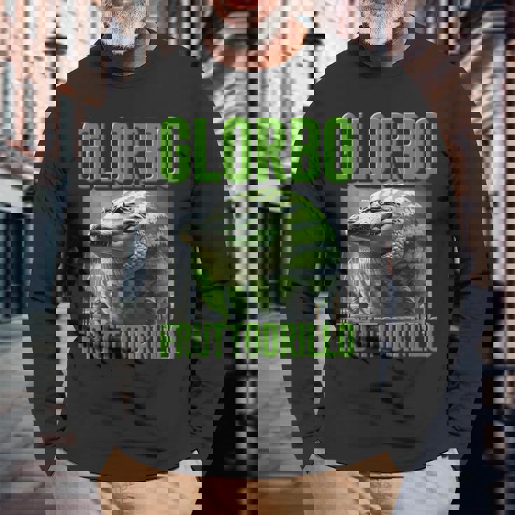 Glorbo Fruttodrillo Ai モンスター イタリアン ブレイン ロート キッズ 男の子 長袖Tシャツ 高齢者への贈り物