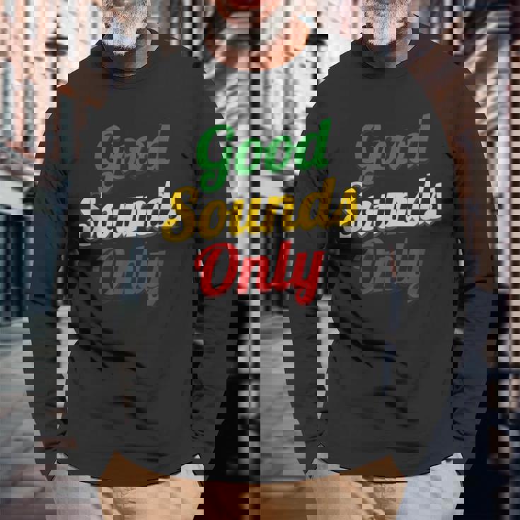 Goodounds レゲエ音楽祭 バンドシャツ 長袖Tシャツ 高齢者への贈り物