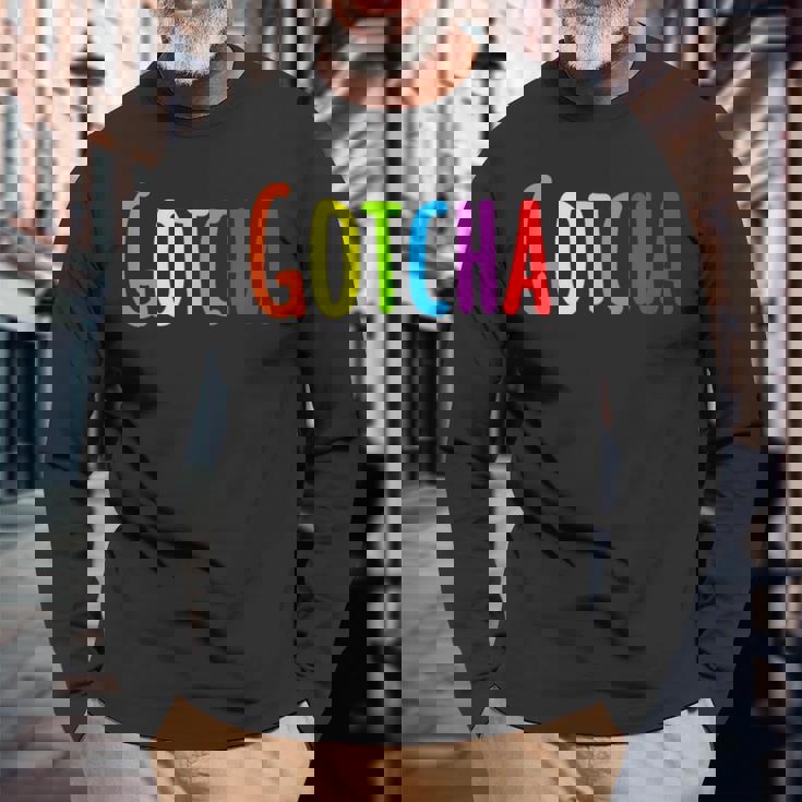 Gotcha Forever Day シャツ 長袖Tシャツ 高齢者への贈り物