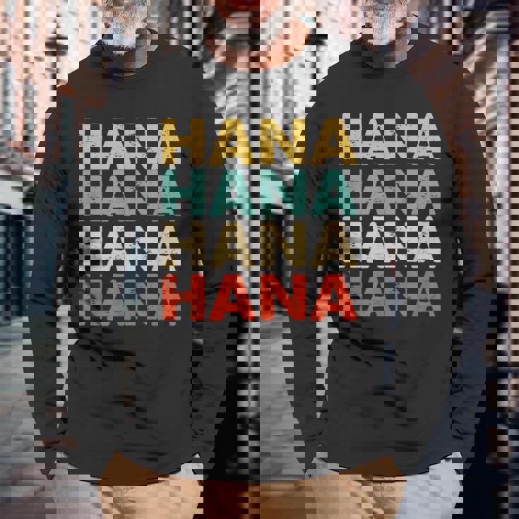 Hana 花 長袖Tシャツ 高齢者への贈り物