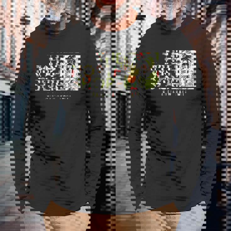 Hawaii The Northhore ハレイワヤシの木 長袖Tシャツ 高齢者への贈り物