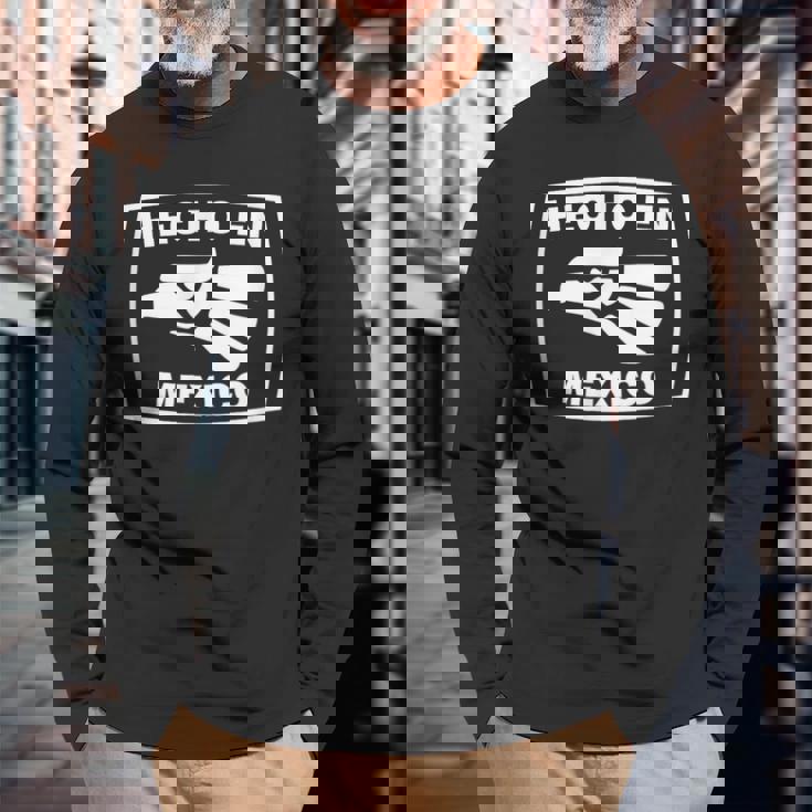 Hecho En Mexico 長袖Tシャツ 高齢者への贈り物