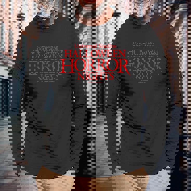 Hhn チャッキー ユニバーサル モンスター フロント&バック 長袖Tシャツ 高齢者への贈り物