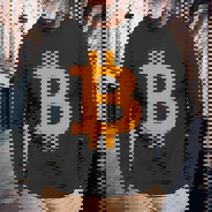 Hodl ビットコイン Btc 暗号通貨 聡アパレル Bitcoin 長袖Tシャツ 高齢者への贈り物