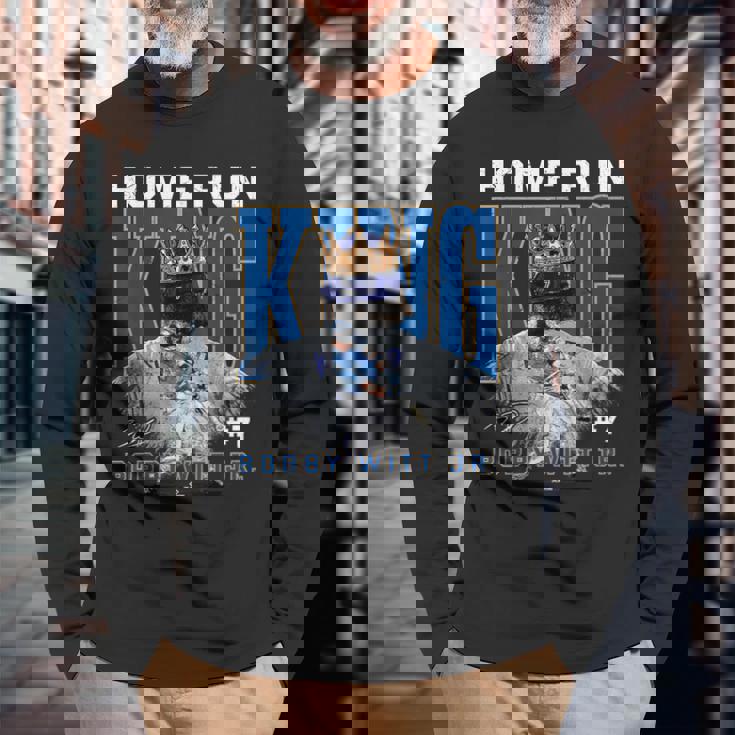Home Run King Bobby Witt Jr Kansas City Mlbpa 長袖Tシャツ 高齢者への贈り物