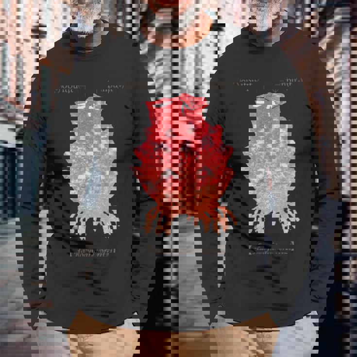 Hoya -海潮吹き- 長袖Tシャツ 高齢者への贈り物