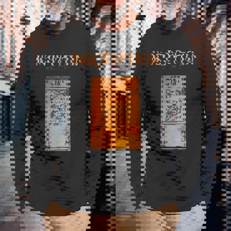 Inscryption 心理ストード カードゲーム ハロウィン 怖い 長袖Tシャツ 高齢者への贈り物