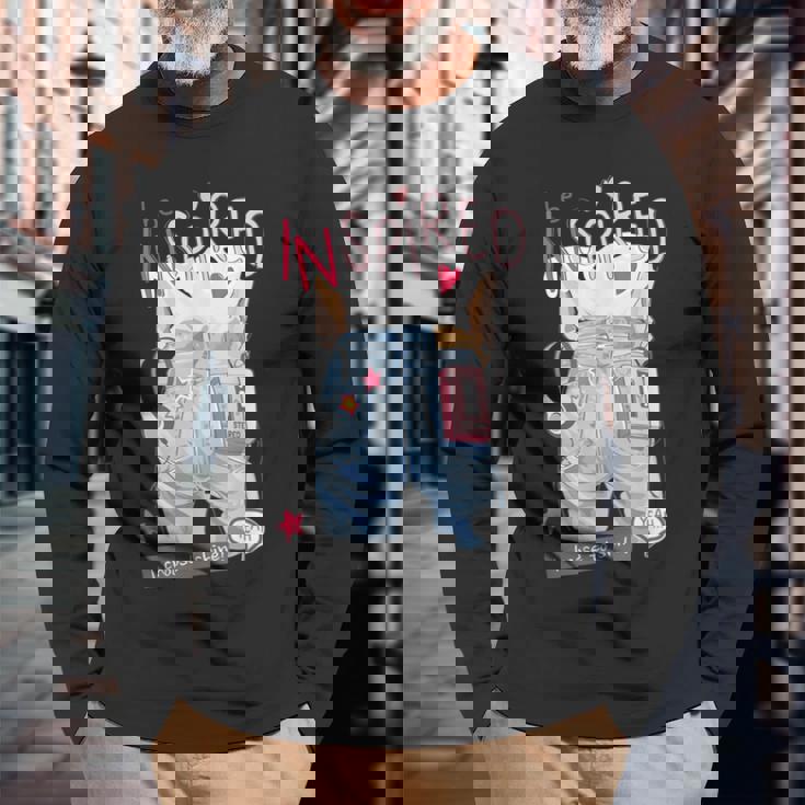 Be Inspired デニム レトロ I Choose Tohine ガールズ グラフィック 長袖Tシャツ 高齢者への贈り物