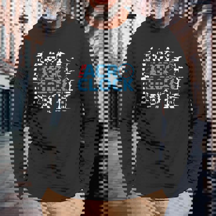 It's Acro O Clock 長袖Tシャツ 高齢者への贈り物