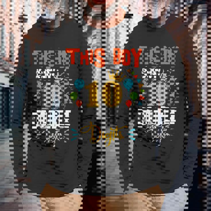 It's My 10Th Birthday シャツ ダブルディジット 10歳 男の子 長袖Tシャツ 高齢者への贈り物