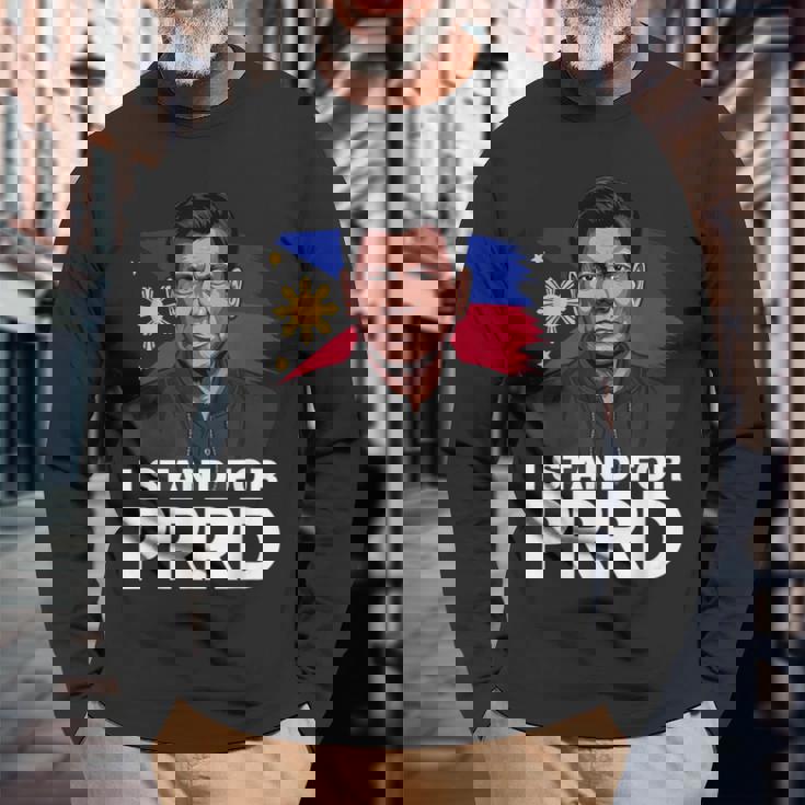 Itand For Prrd Digong Duterte フィリピン フリー Du30 長袖Tシャツ 高齢者への贈り物