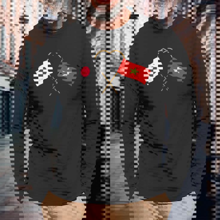 Japanese Flagietnamese Flagベトナムの遺産 ベトナムのルーツ 日本の国旗 ベトナムの国旗 長袖Tシャツ 高齢者への贈り物