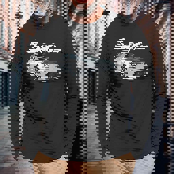 Jdm Mkiv スープラ 2Jz ストリートレーシング ドラッグドリフト 長袖Tシャツ 高齢者への贈り物