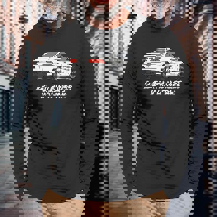 Jdm Mr2w20 おれは馬を後ろに持った 長袖Tシャツ 高齢者への贈り物