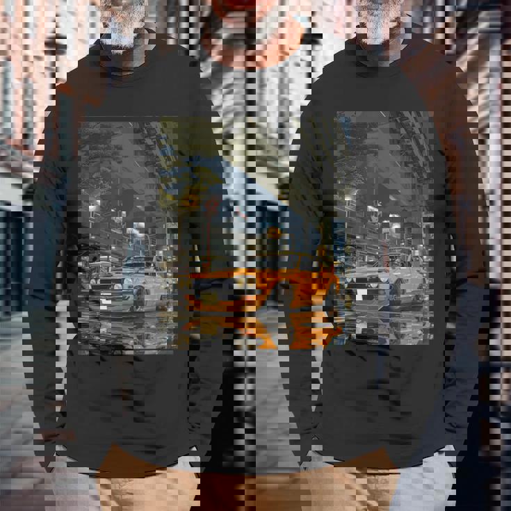 Jdm カーシーン ハコスカ 2000 Gt チューニング ドリフト 輸入 長袖Tシャツ 高齢者への贈り物