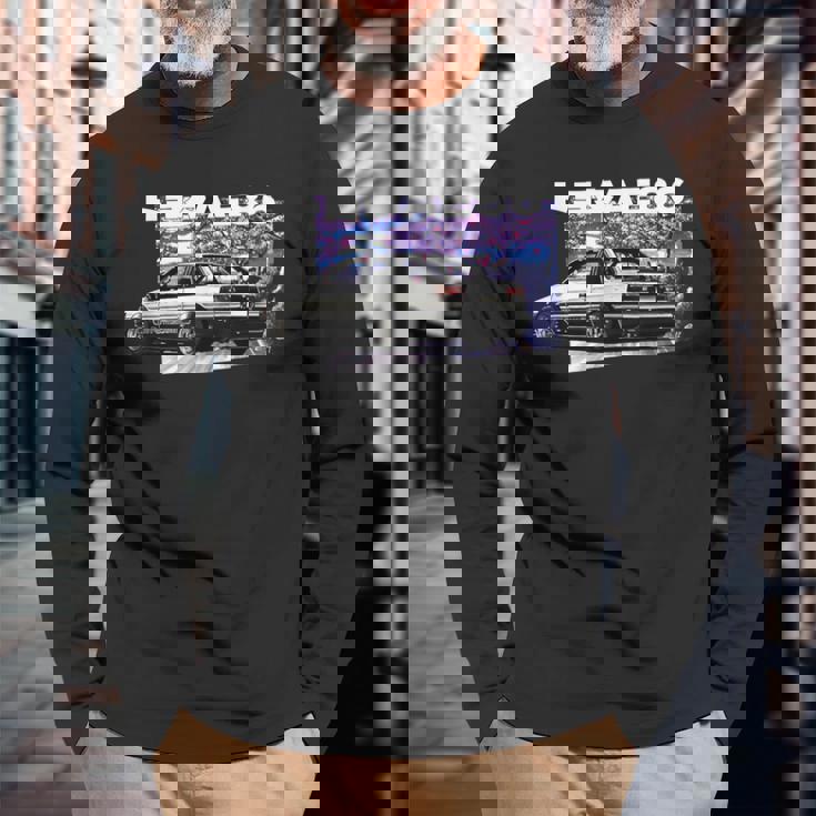 Jdm 八六 漫画風 レヴィン・クーペ 86 長袖Tシャツ 高齢者への贈り物