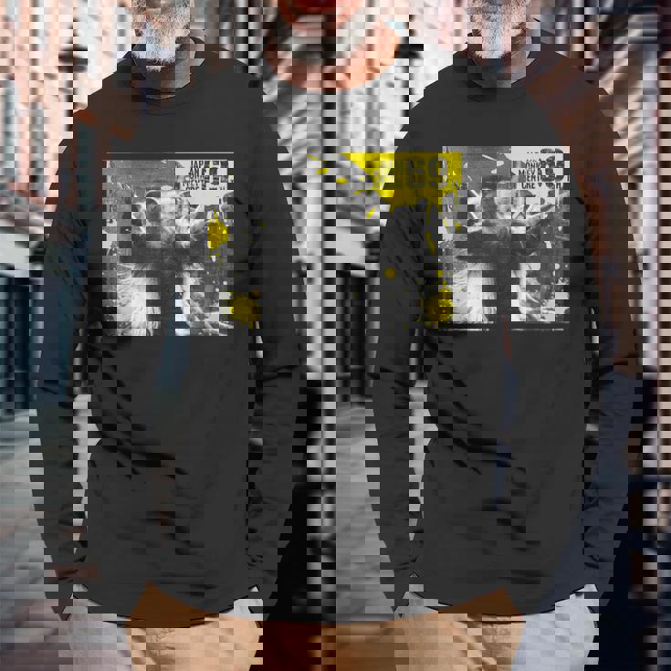 Jmc 69Th Anniversaryアンゴラコロブス 長袖Tシャツ 高齢者への贈り物