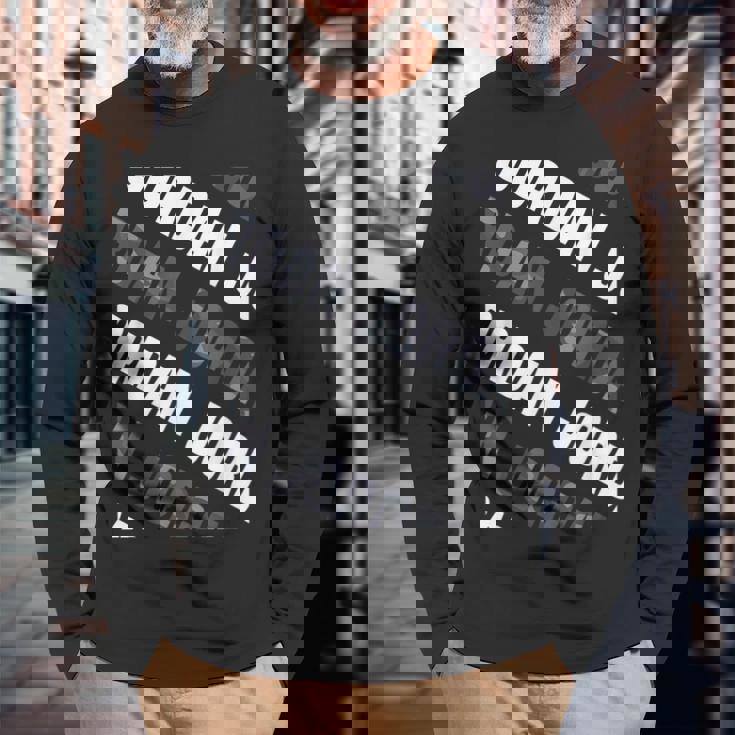 Jordanカモ柄グレーカモフラージュ 長袖Tシャツ 高齢者への贈り物