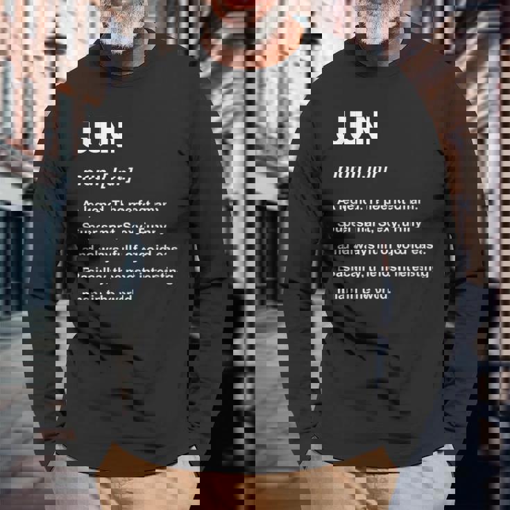 Jun 淳 長袖Tシャツ 高齢者への贈り物